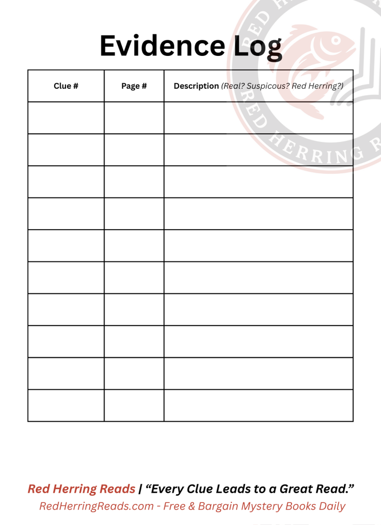 evidence log